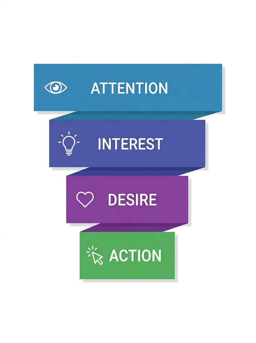 AIDA framework diagram